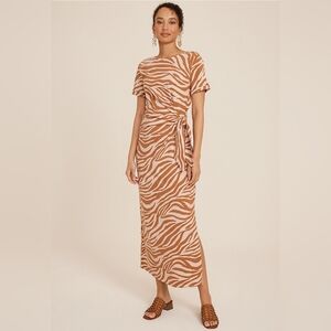 Maurices 24/7 waist tie midi dress XL